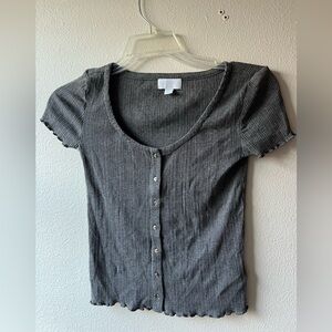Charcoal Gray PJ Short Set by Gap. Top is XS and bottom is a S.